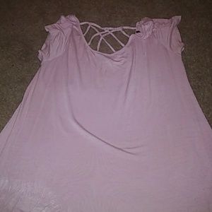 cute flowy pink blouse